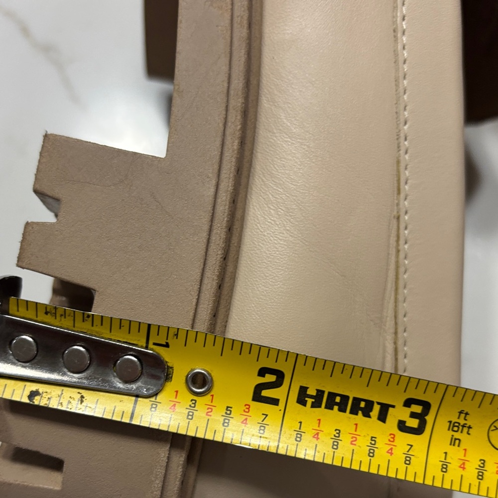 Zara Beige Loafers with Gold Buckle Detail - Picture 12 of 17